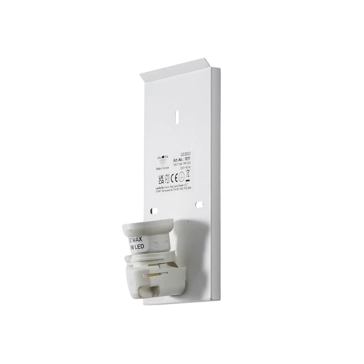 B-Ware Duolla Wandleuchte Wandlampe Aria Microfaser Creme E27 Led Lampenschirm - 5902249070804