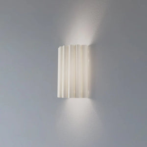 B-Ware Duolla Wandleuchte Wandlampe Aria Microfaser Creme E27 Led Lampenschirm