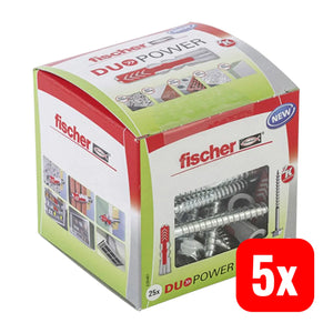 B-Ware Fischer Duopower 535461 10x50 S Dübel Ld 2 Komponenten 50mm 10mm 25er Pack 5 Sets