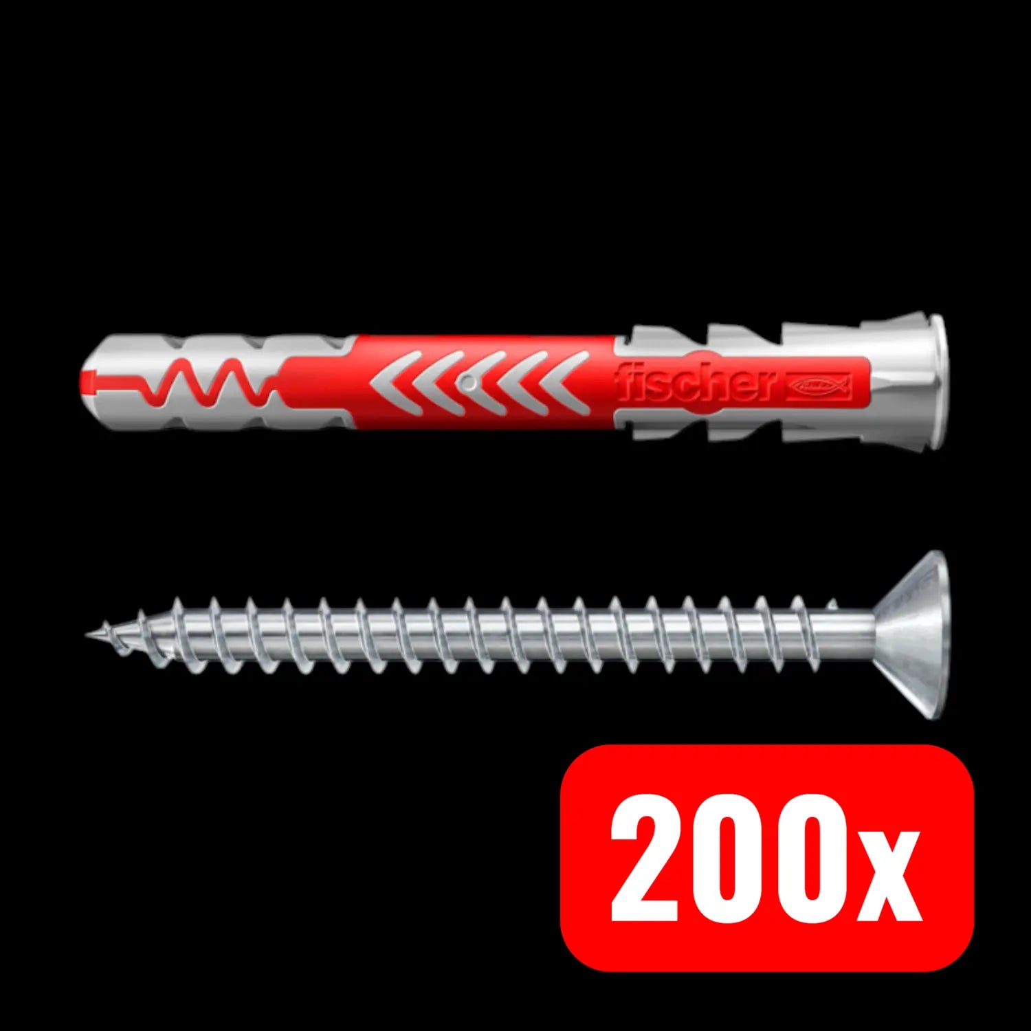 B-Ware Fischer Dübel Duo Power 6x50 S Ld Befestigung Steckdübel Langdübel 200 Stück - 4048962262223