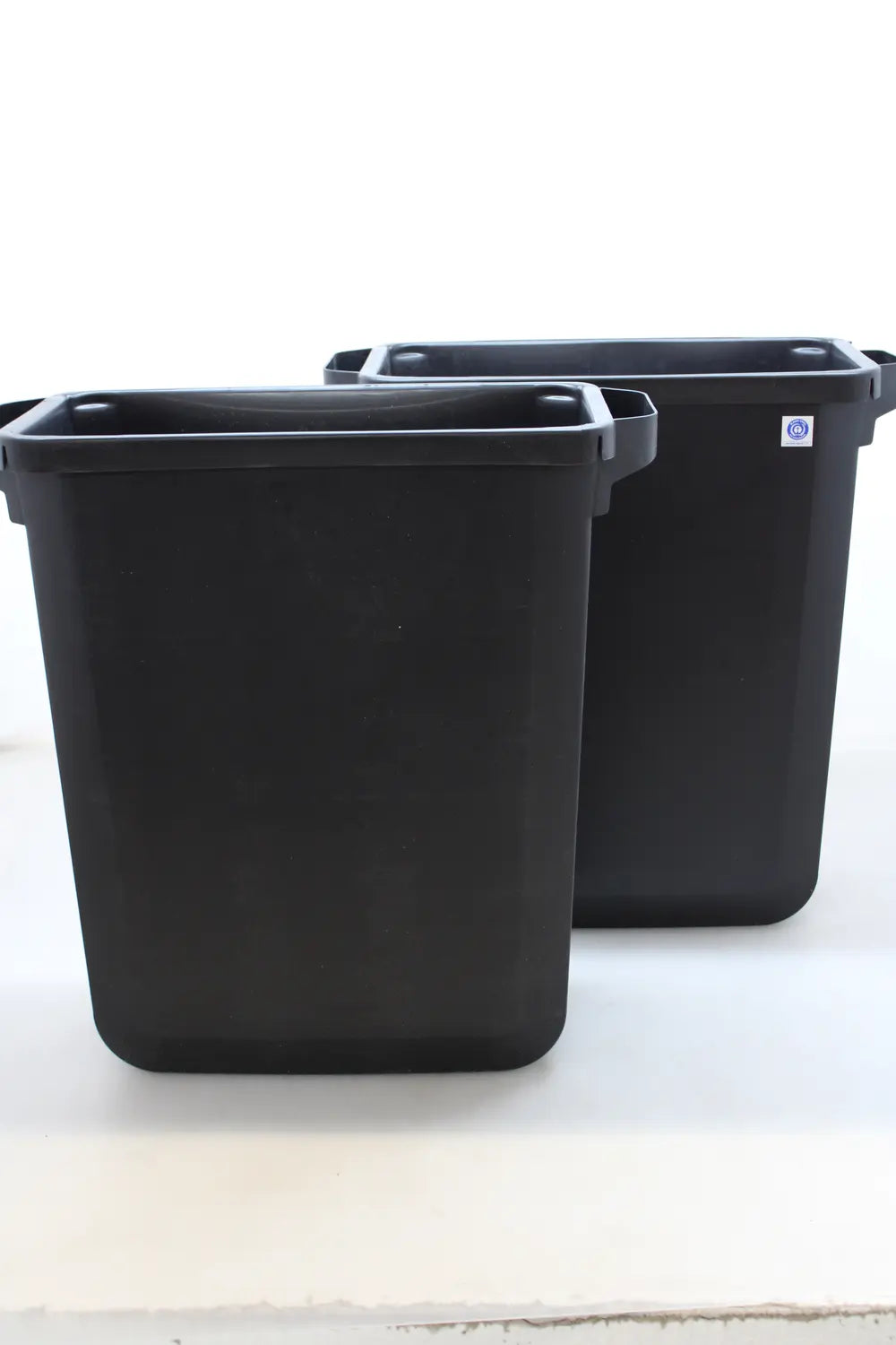 B-Ware Durable Mülleimer Abfallbehälter Durabin Eco Schwarz 60 Liter 2 Stück Siehe Text - 4005546732503