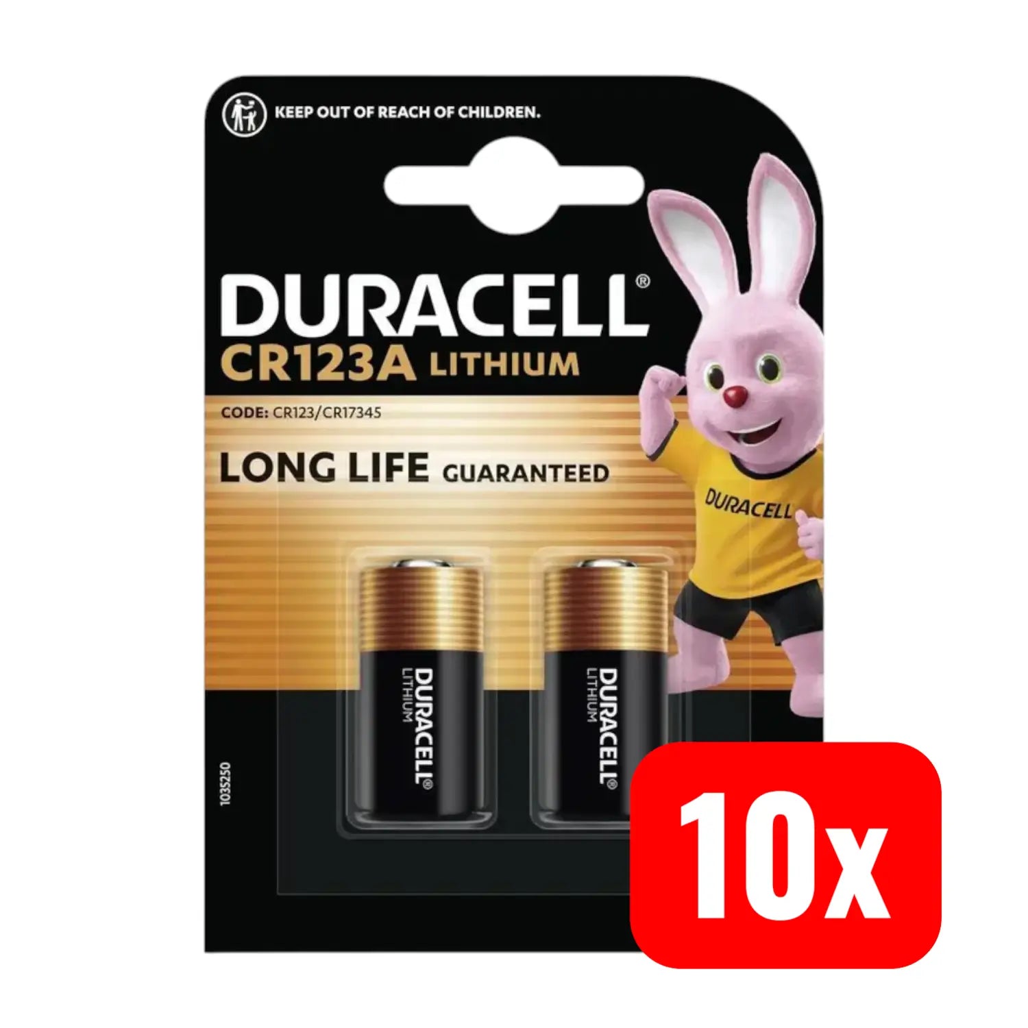 B-Ware Duracell Fotobatterie Batterie 1400 M Ah 3 V Cr123 A Lithium 2er Pack 10 Sets - 5000394020320