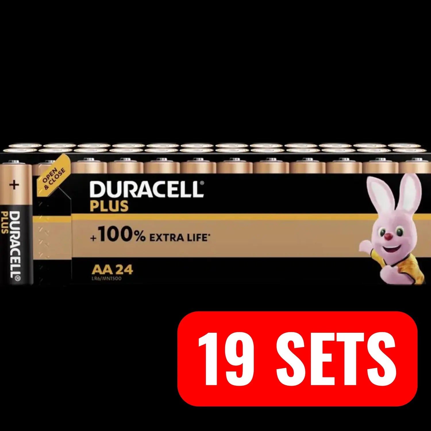 B-Ware Duracell Plus Power Mignon Aa Batterie Alkali Mangan 1.5 V 24er 19 Sets - 5000394141322