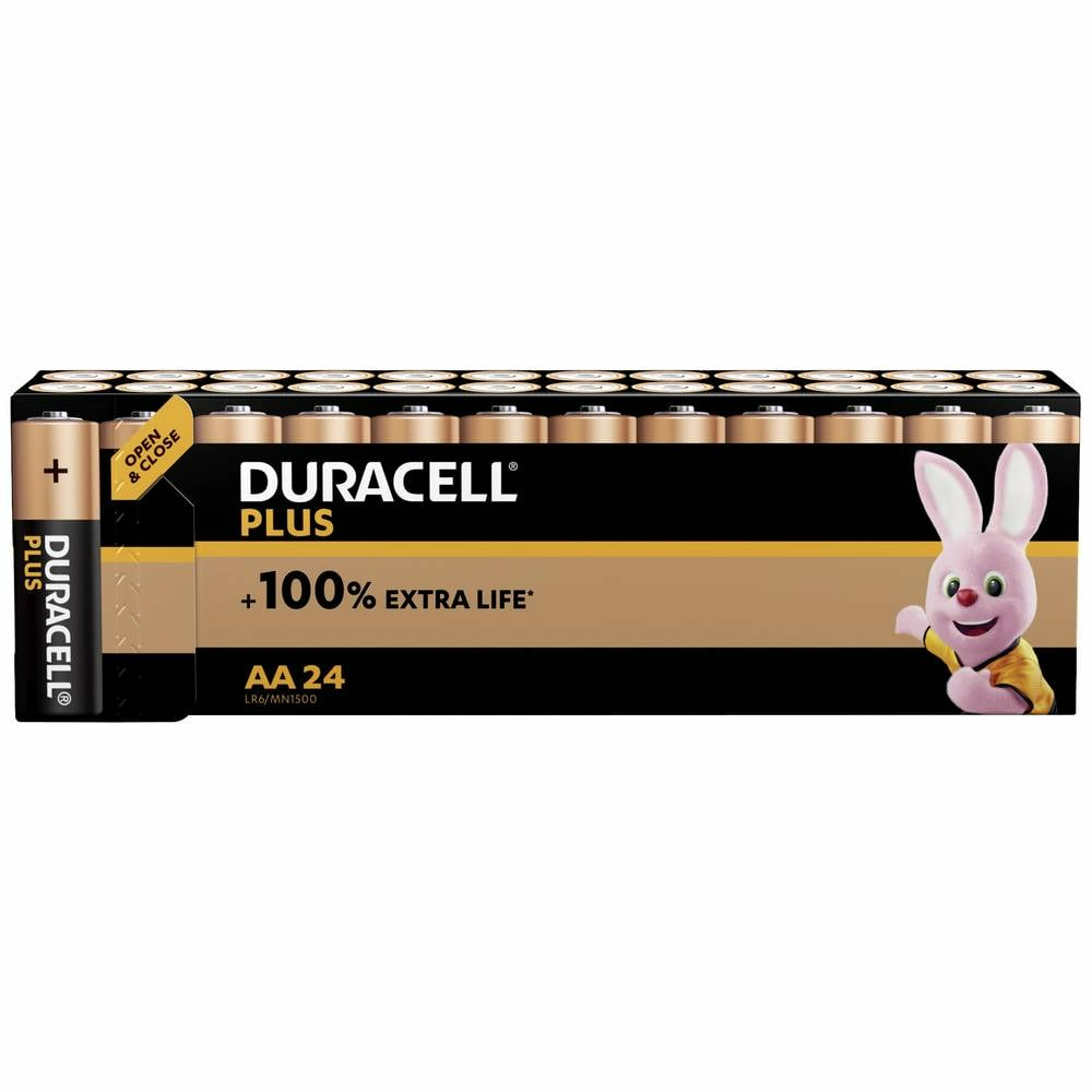 B-Ware Duracell Plus Power Mignon Aa Batterie Alkali Mangan 1.5 V 24er Set 4 Sets - 5000394141322