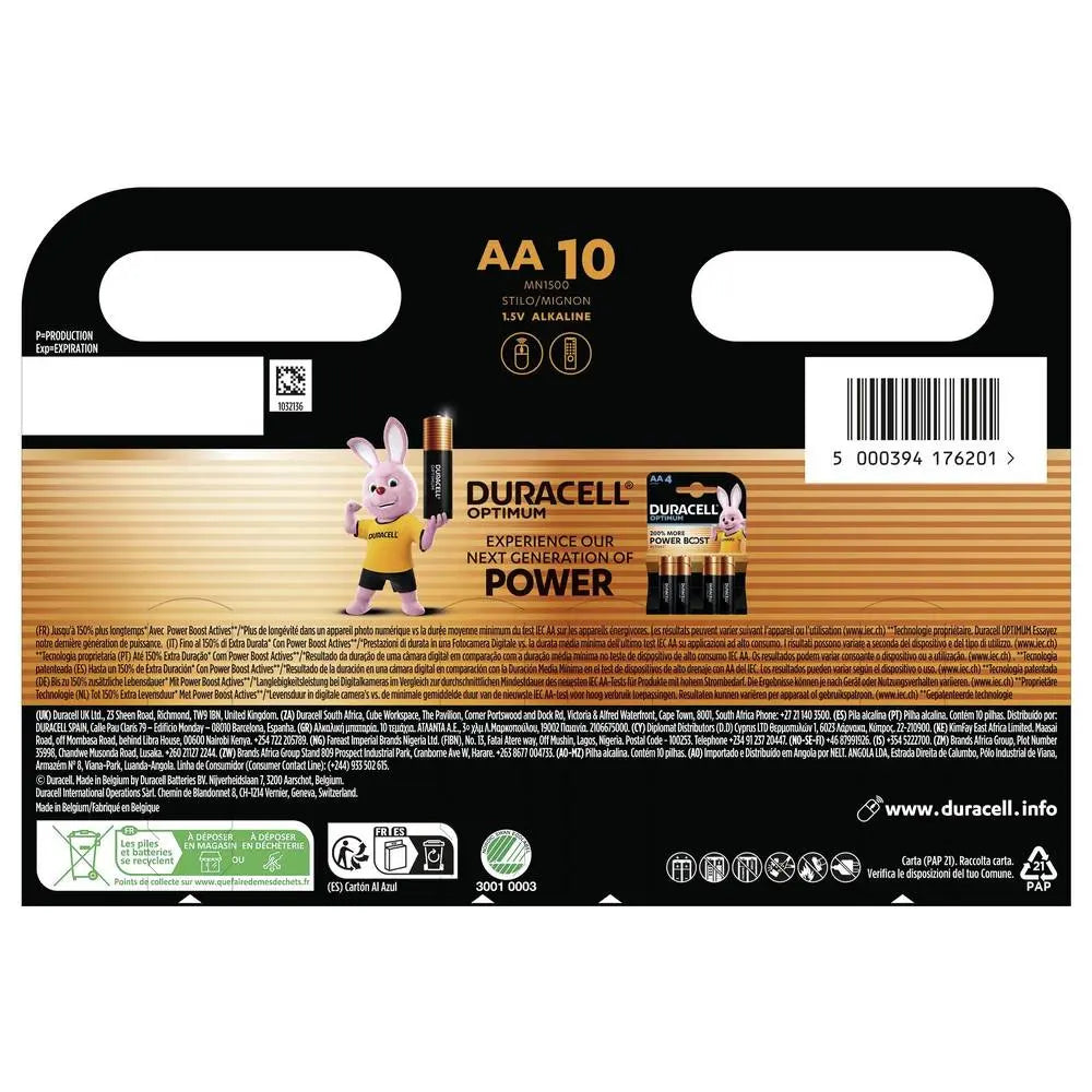 B-Ware Duracell Mignon Batterie Aa Alkali Mangan 1,5 V Plus Power Boost Lr6 5 Sets - 5000394176201