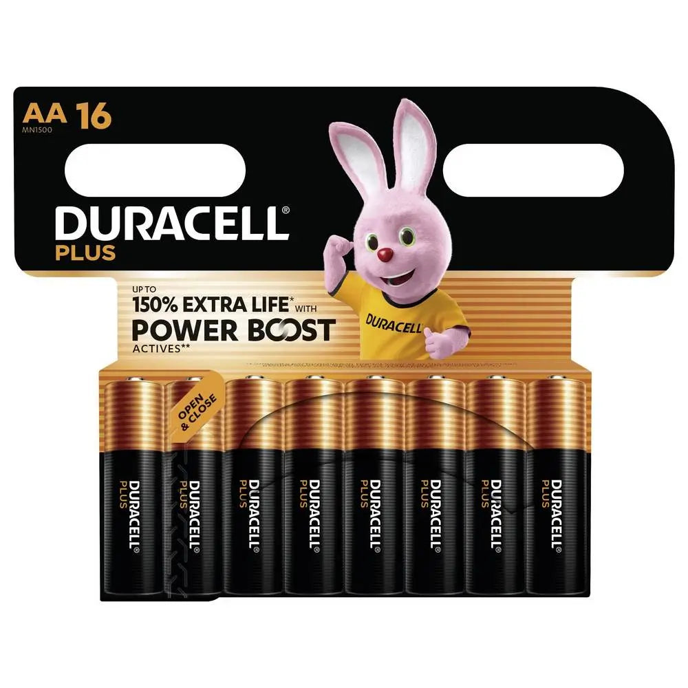 B-Ware Duracell Batterie Mignon Aa Lr6 Plus Power Boost Mn1500 1,5 V 16er Pack 3 Sets - 5000394176386