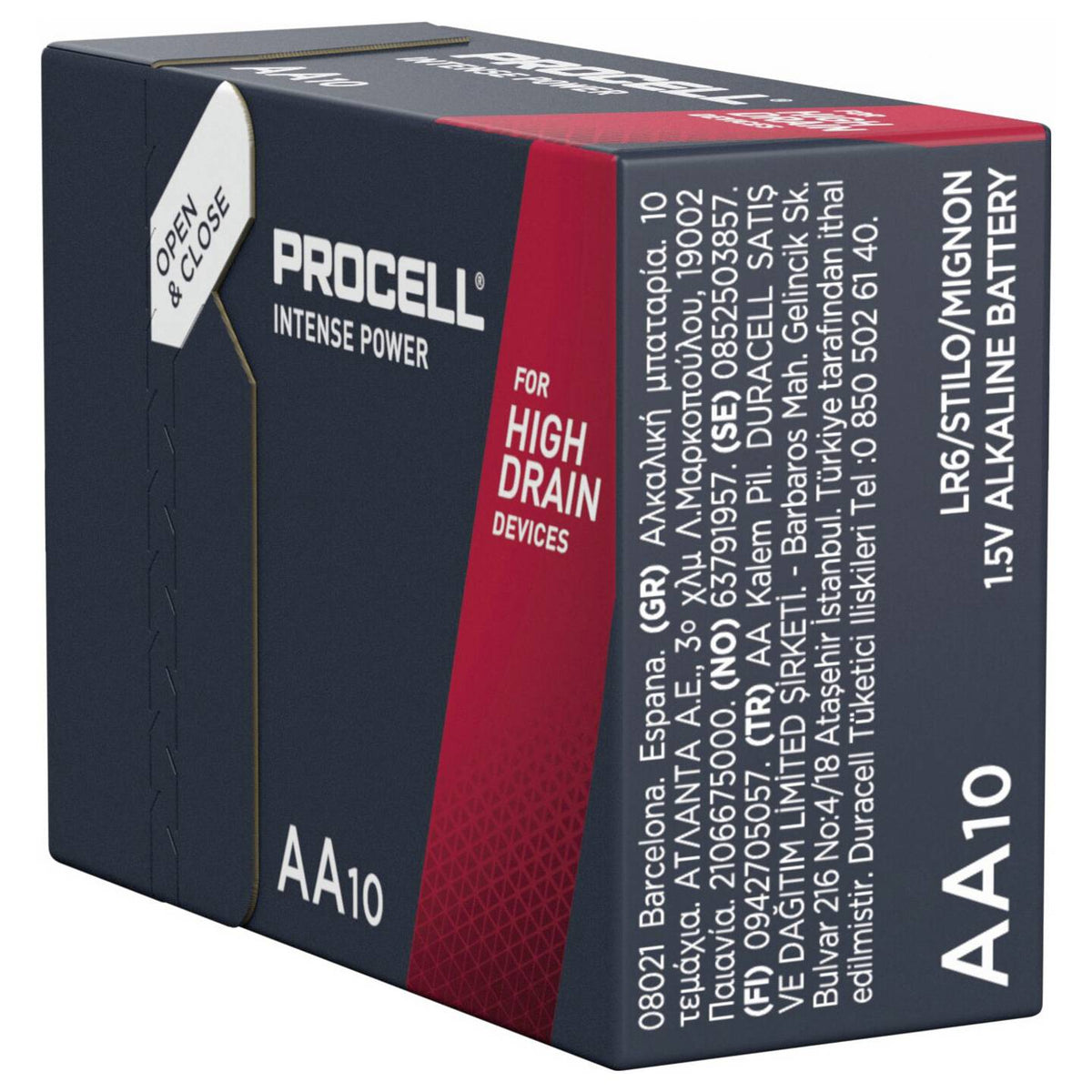Duracell Procell Intense Batterie Zelle AA MN1500 Industrie Langzeit 6 STÜCK - 5000394136830