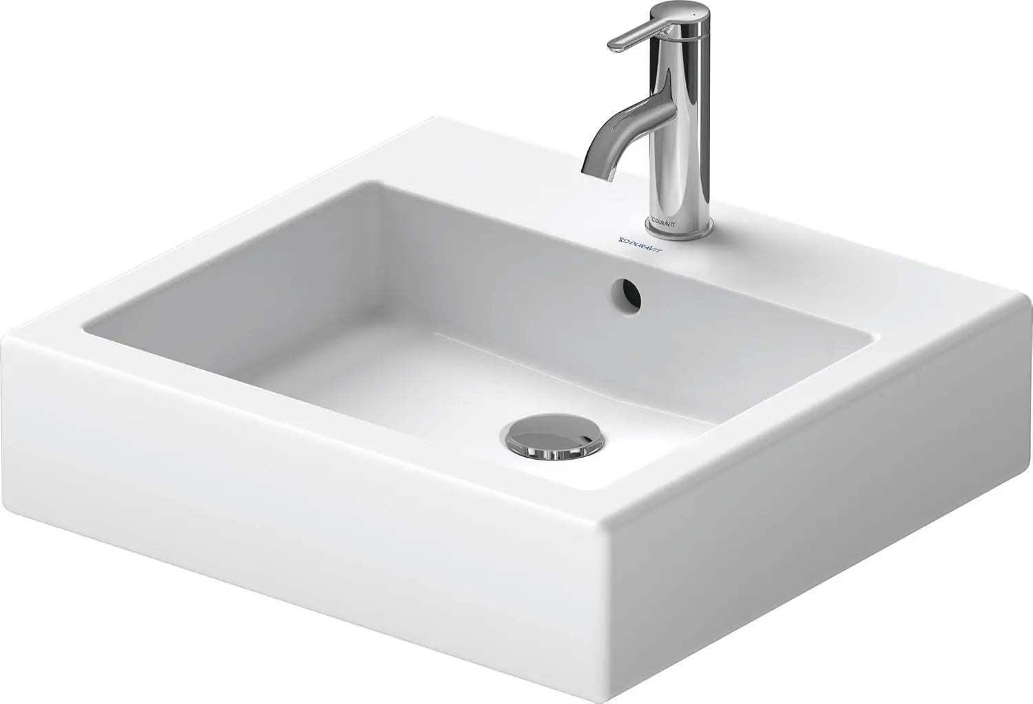B-Ware Duravit Aufsatzbecken Waschschale Waschtisch Vero 50x47cm Weiß Rechteckig - 4021534434150