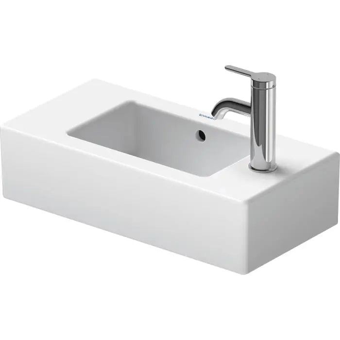 B-Ware Duravit Möbelhandwaschbecken Waschplatz Vero 50x25cm Armaturenloch Rechts Weiß - 4021534347610