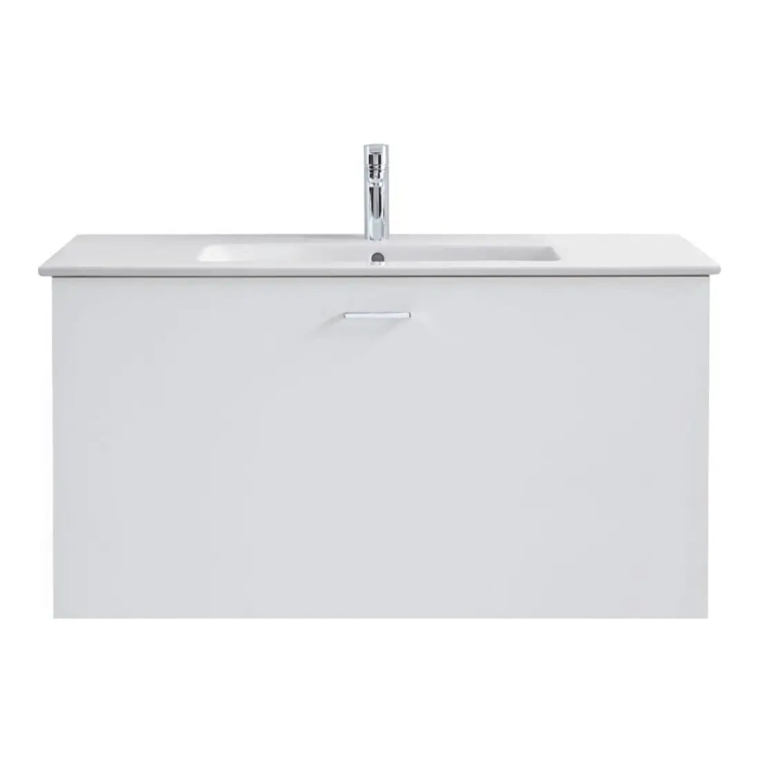 B-Ware Duravit Möbelwaschtisch Waschbecken Me By Starck Weiß Hahnlochbank überlauf - 4021534966538