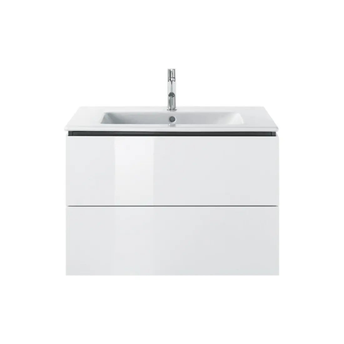 B-Ware Duravit Möbelwaschtisch Waschbecken Me By Starck Weiß Hahnlochbank überlauf - 4021534966538