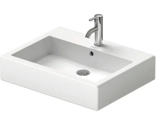 B-Ware Duravit Möbelwaschtisch Waschbecken Vero Waschtisch 60x47cm Weiß Aufsatz - 4021534285837