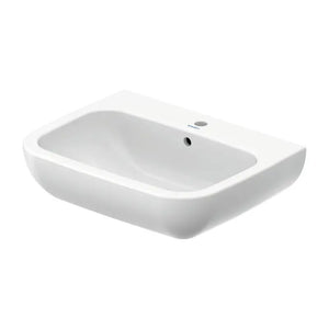 B-Ware Duravit Waschtisch Waschbecken D-Code 65x50cm Wandmontage Hahnlochbank 7 STÜCK