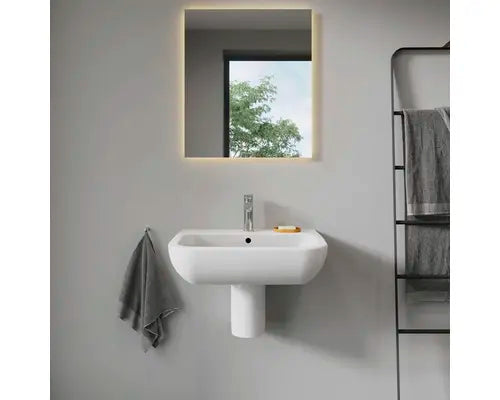 Duravit Waschtisch Waschbecken D-Code 65x50cm Wandmontage Hahnlochbank 7 STÜCK - 4021534344046