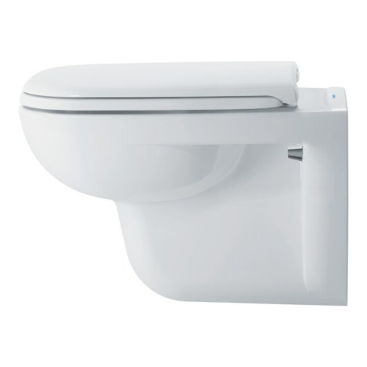 B-Ware Duravit Wc Sitz Toilettendeckel Wand Wc Compact Duroplast Edelstahl Weiß - 4021534966279