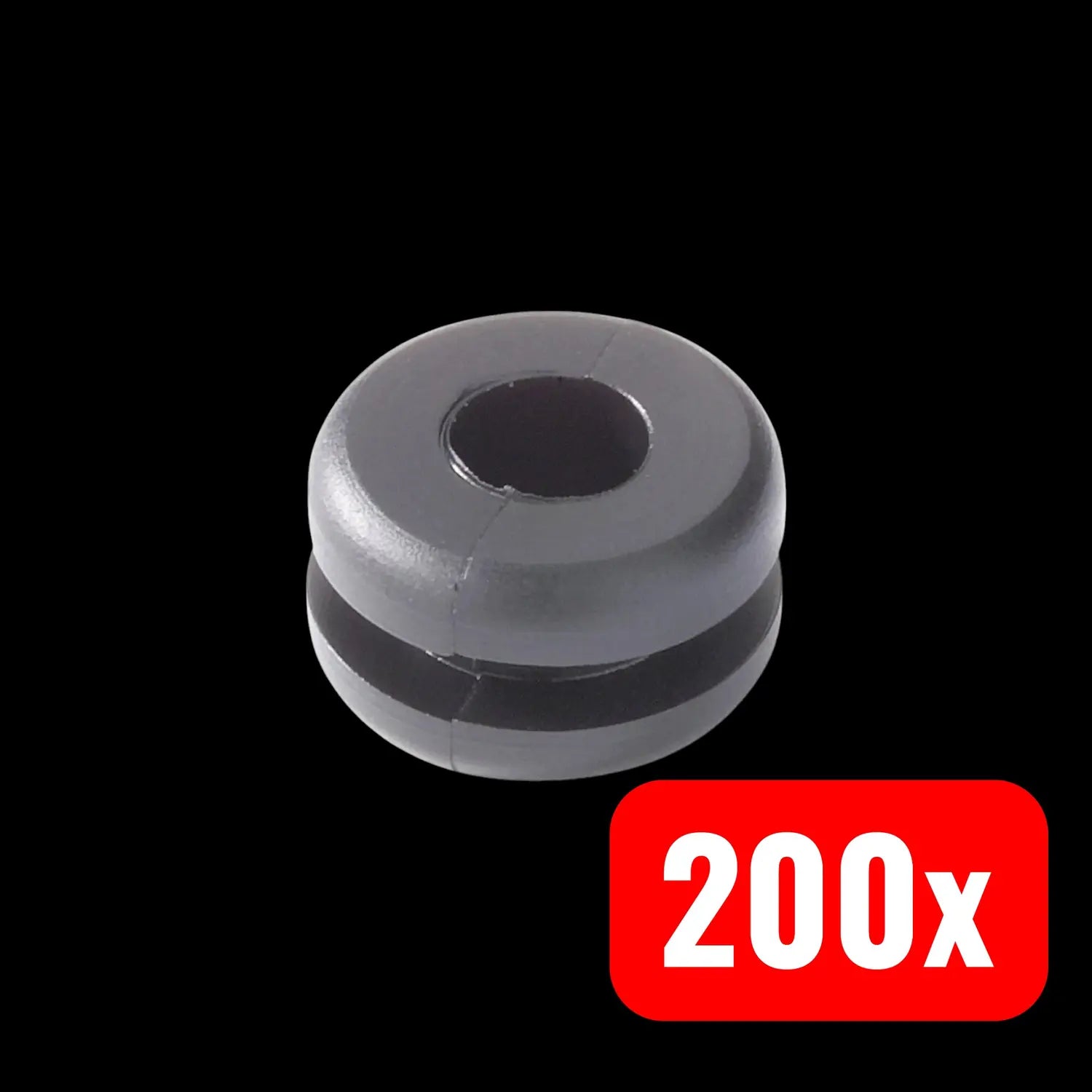 B-Ware Hellermann Tyton Kabeldurchführung Tülle Kabelschutz Pvc Schwarz 200 Stück - 2050000180446