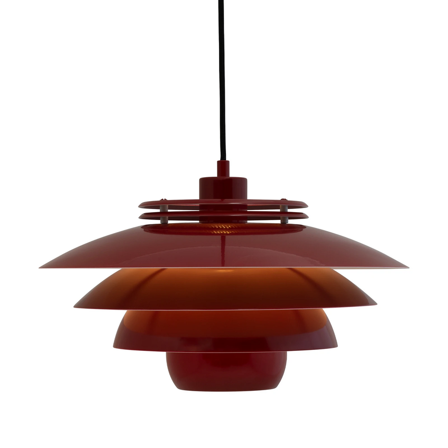 Dyberg Larsen Ejka Hängelampe Pendelleuchte Lampe Metall Dunkelrot Esszimmer B-Ware - 5704709064749