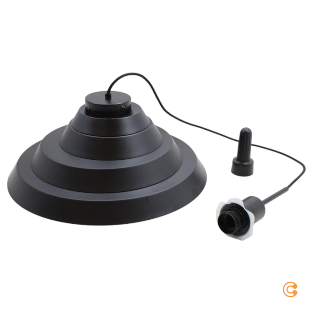 Dyberg Larsen Hängelampe DL44 schwarz Metall 45 cm Lampe Leuchte SIEHE TEXT/FOTO - 5704709090519
