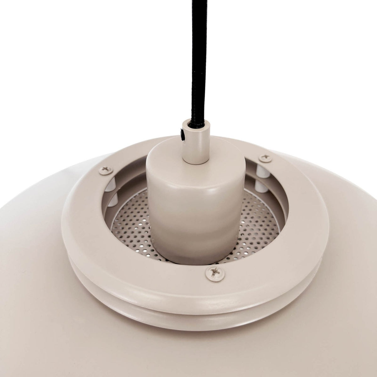 Dyberg Larsen Hängelampe Pendelleuchte Ejka Mini Deckenlampe Ø30cm Metall beige - 5704709094111
