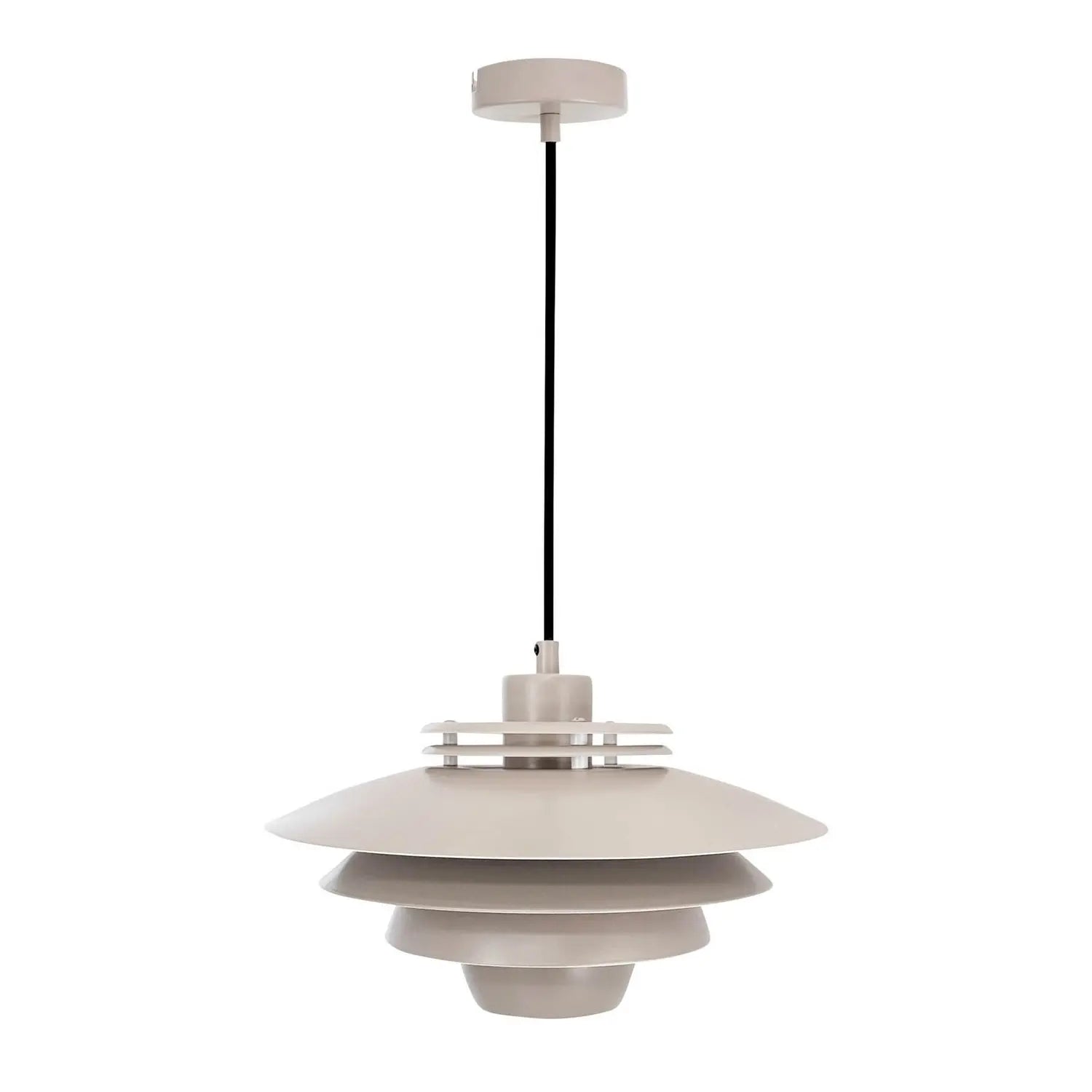 B-Ware Dyberg Larsen Hängelampe Pendelleuchte Ejka Mini Deckenlampe ø30cm Metall Beige  - 5704709094111