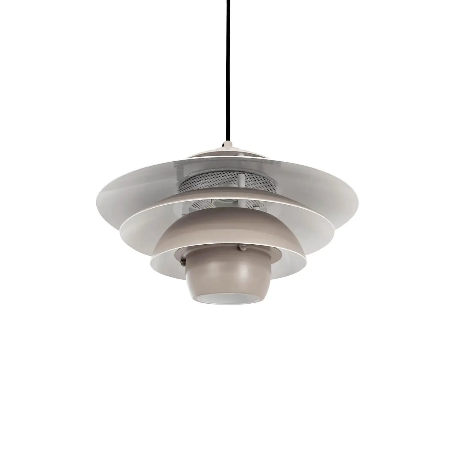 B-Ware Dyberg Larsen Hängelampe Pendelleuchte Ejka Mini Deckenlampe ø30cm Metall Beige  - 5704709094111