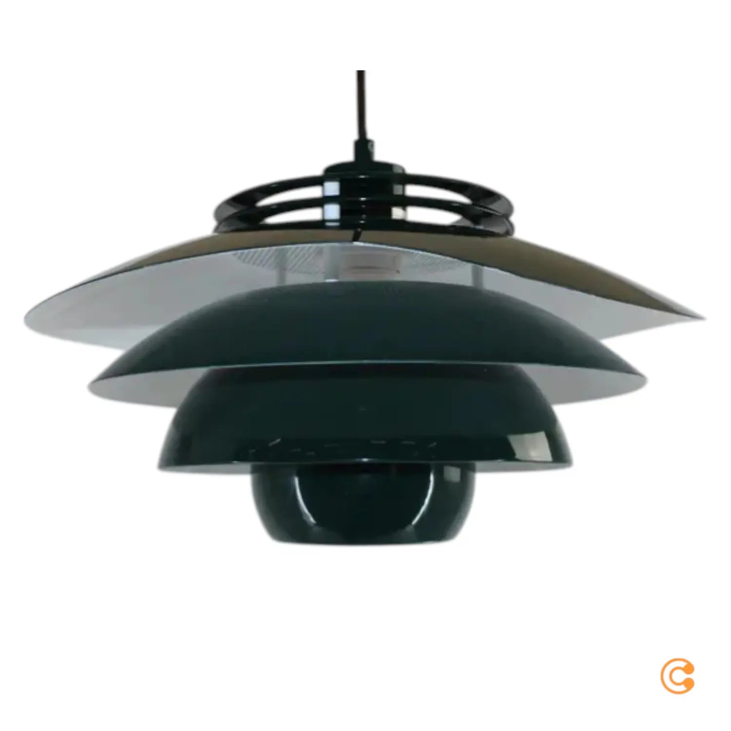 B-Ware Dyberg Larsen Hängelampe Pendelleuchte Metall Grün E27 Fassung Siehe Text/Foto - 5704709064473