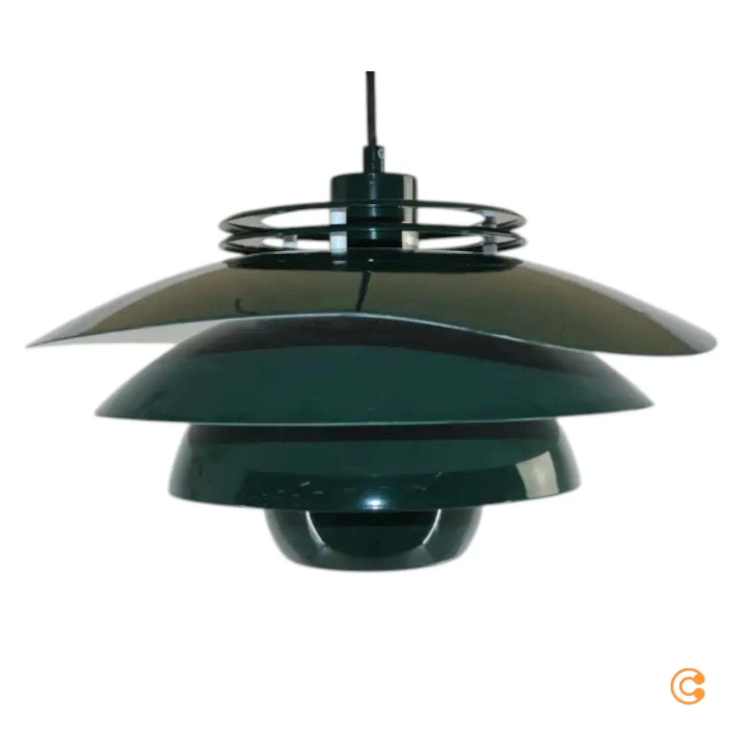 B-Ware Dyberg Larsen Hängelampe Pendelleuchte Metall Grün E27 Fassung Siehe Text/Foto - 5704709064473