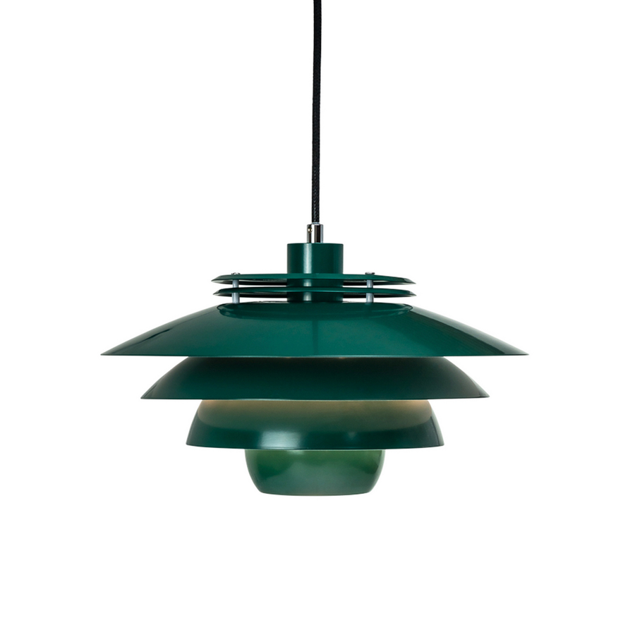 Dyberg Larsen Hängelampe Pendelleuchte Metall Grün E27 Fassung 60 W Dimmbar Lampe B-Ware - 5704709064473