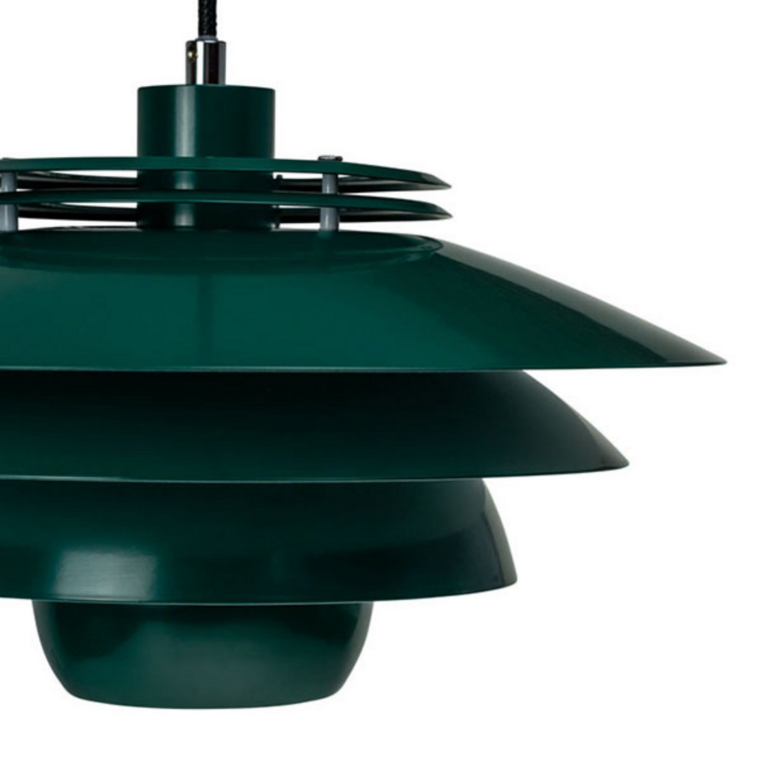 Dyberg Larsen Hängelampe Pendelleuchte Metall Grün E27 Fassung 60 W Dimmbar Lampe B-Ware - 5704709064473