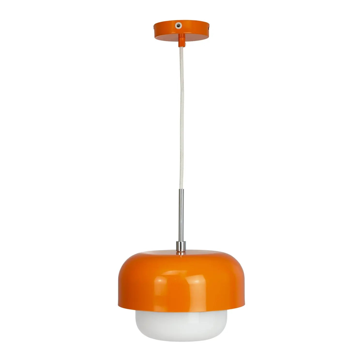 B-Ware Dyberg Larsen Hängeleuchte Pendelleuchte Haipot Orange Glas Metall Wohnzimmer - 5704709070764
