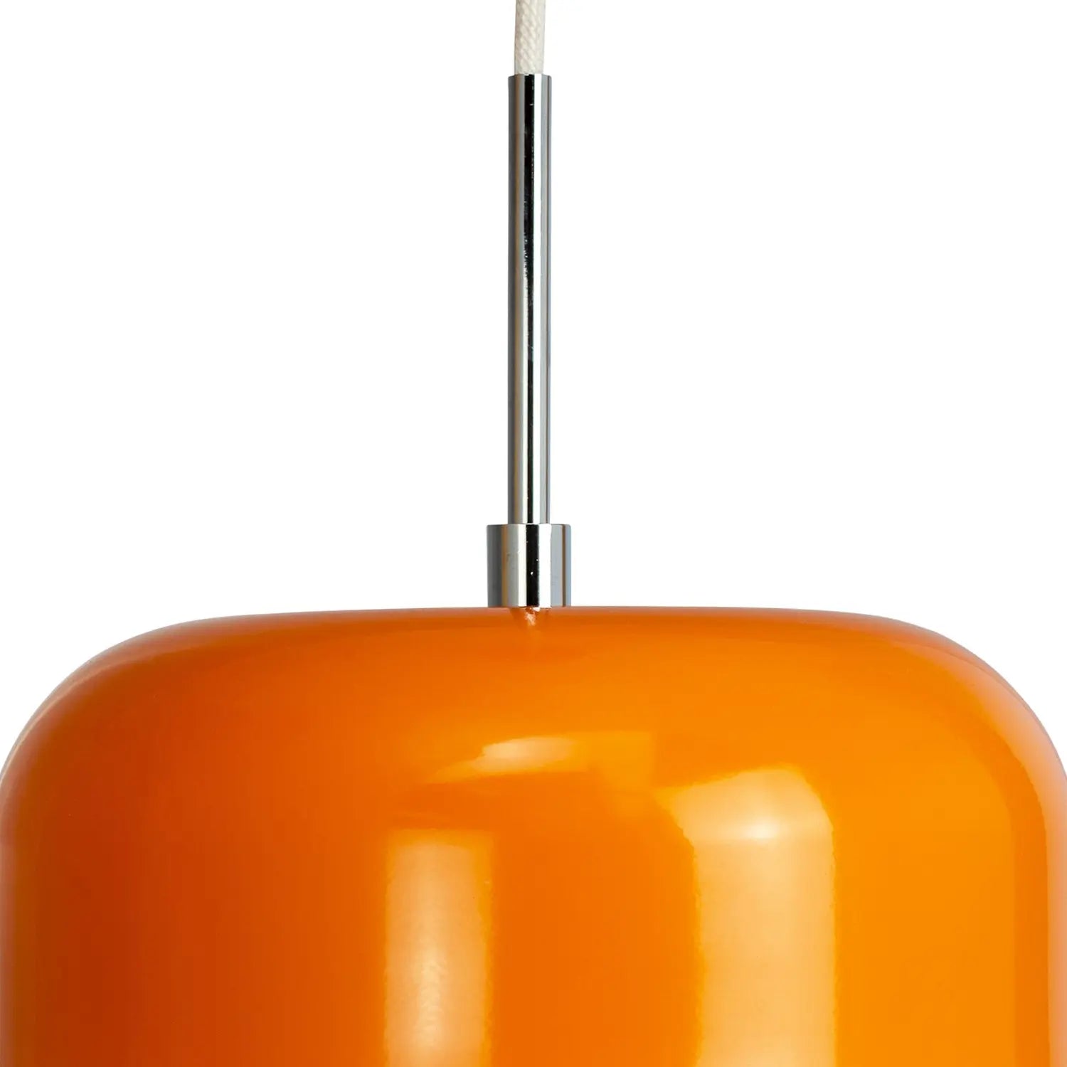 B-Ware Dyberg Larsen Hängeleuchte Pendelleuchte Haipot Orange Glas Metall Wohnzimmer - 5704709070764