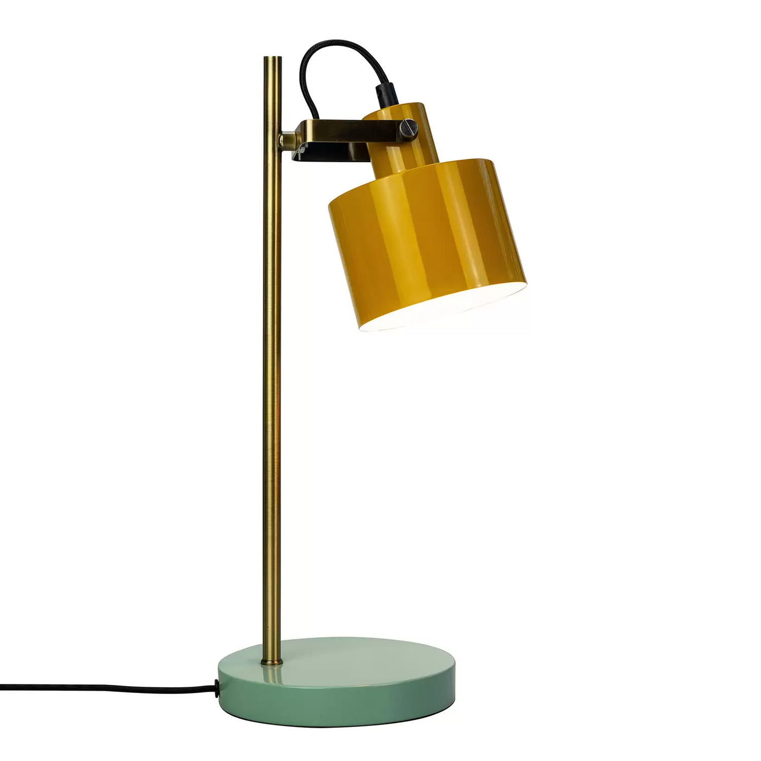 B-Ware Dyberg Larsen Ocean Tischlampe Tischleuchte Tischlicht E14 Curry Messing Tür614