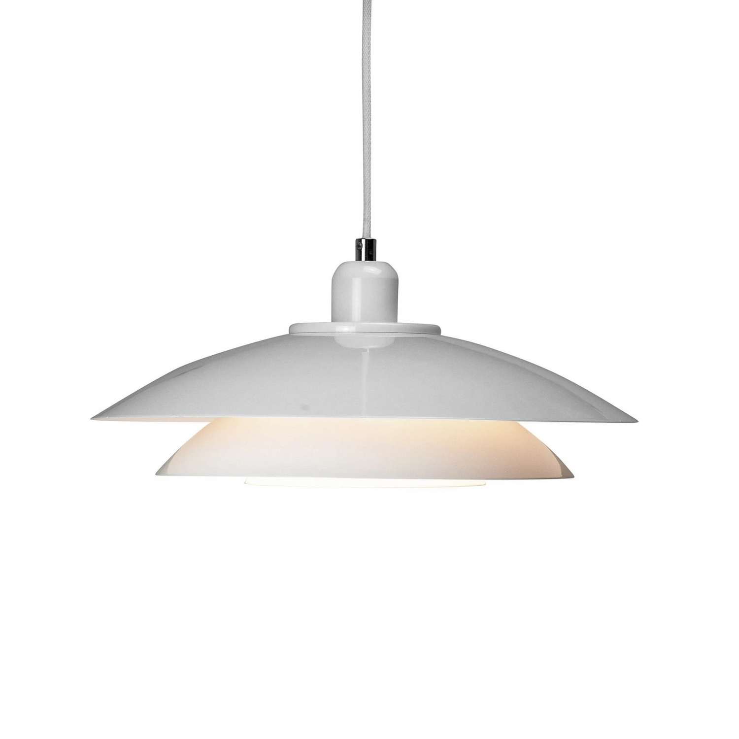 B-Ware Dyberg Larsen Pendellampe Kaje Hängeleuchte Hängelampe Lampe Weiß ø 40 Cm Metall