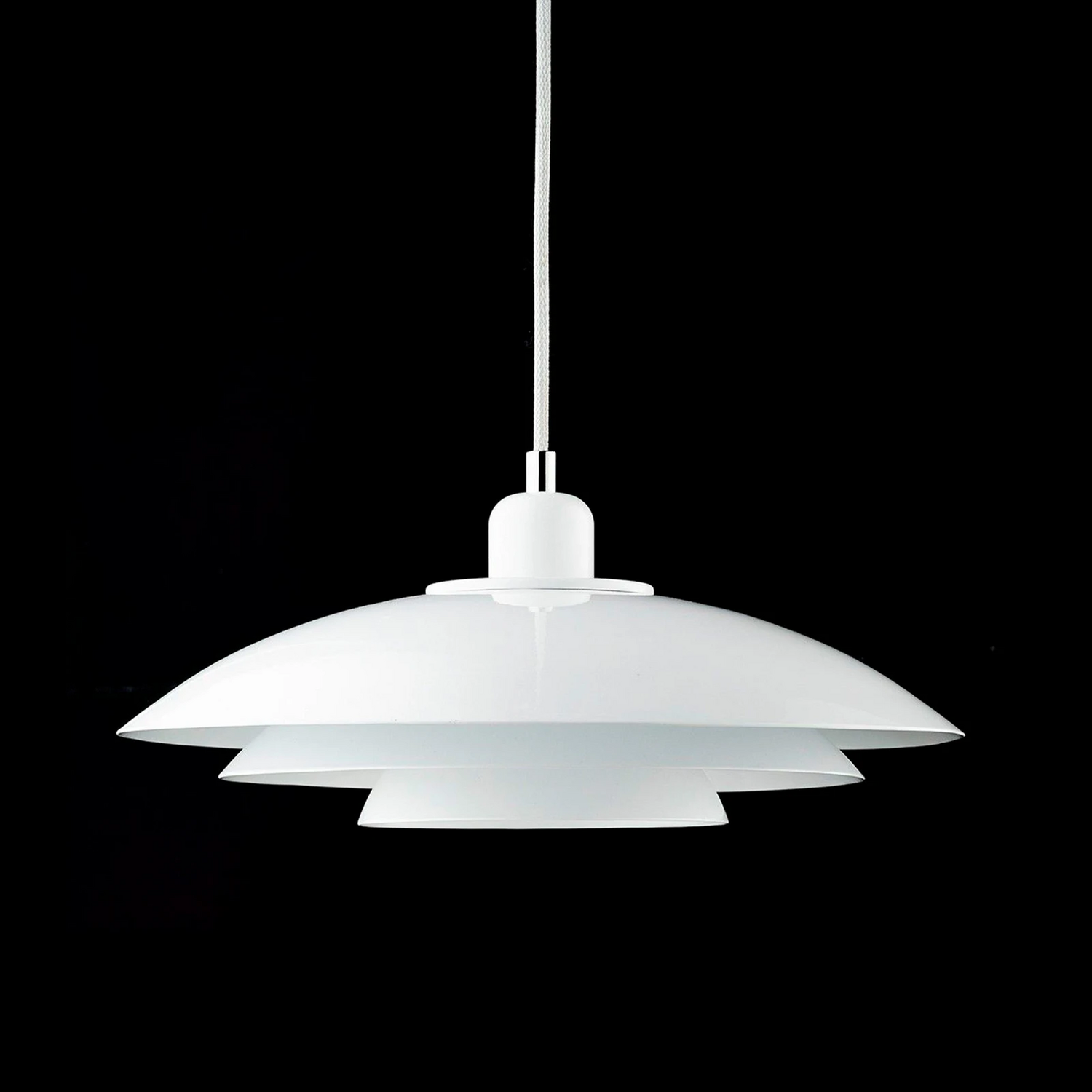 B-Ware Dyberg Larsen Pendellampe Kaje Hängeleuchte Hängelampe Lampe Weiß ø 40 Cm Metall