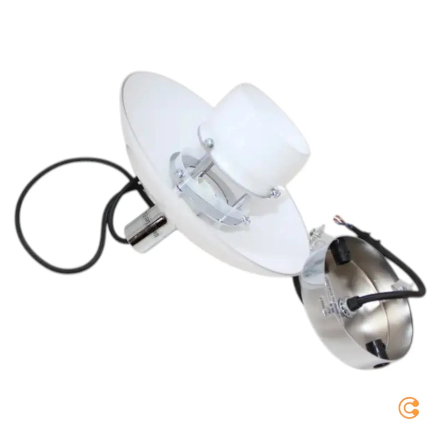 C-Ware Dyberg Larsen Pendellampe Hängelampe Morph Glas Opal Weiß 21 Cm Siehe Text/Foto - 5704709082361