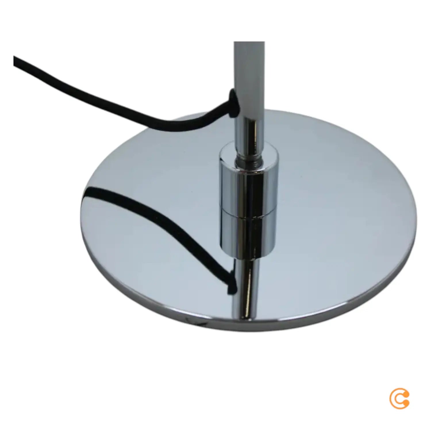 B-Ware Dyberg Larsen Tischlampe Leuchte Morph Weiß Chrom Höhe 35 Cm Siehe Text/Foto - 5704709082217
