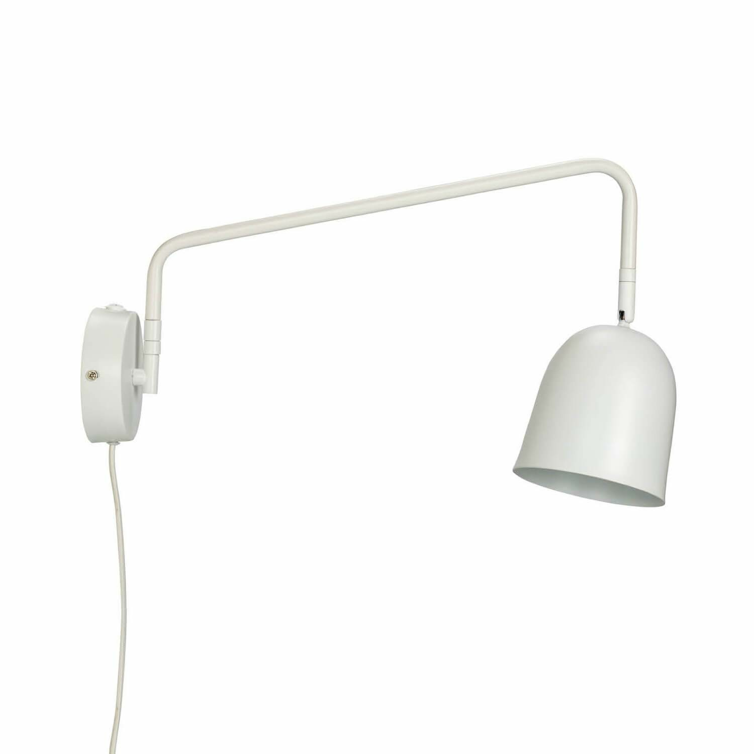 B-Ware Mokebo Die Schwungvolle Wandleuchte Schreibtischlampe Leselampe Metall Mattweiß - 5704709071082