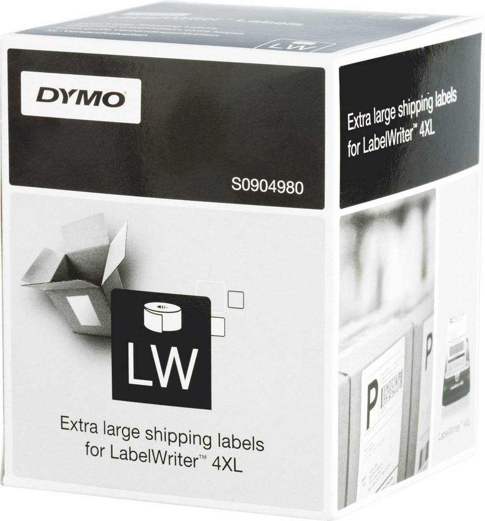 Dymo Etiketten Rolle S0904980 S0904980 159 x 104 mm Papier Weiß 220 St. - 3501170904985