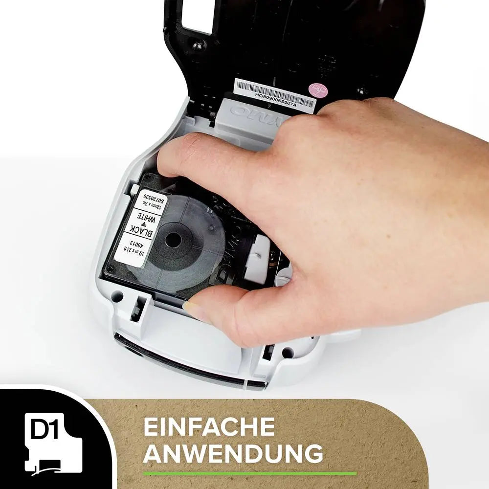 B-Ware Dymo Schriftband Etikettenband D1 53718 Polyester Gelb Schwarz 24 Mm 7 M 1 Stück - 5411313537186