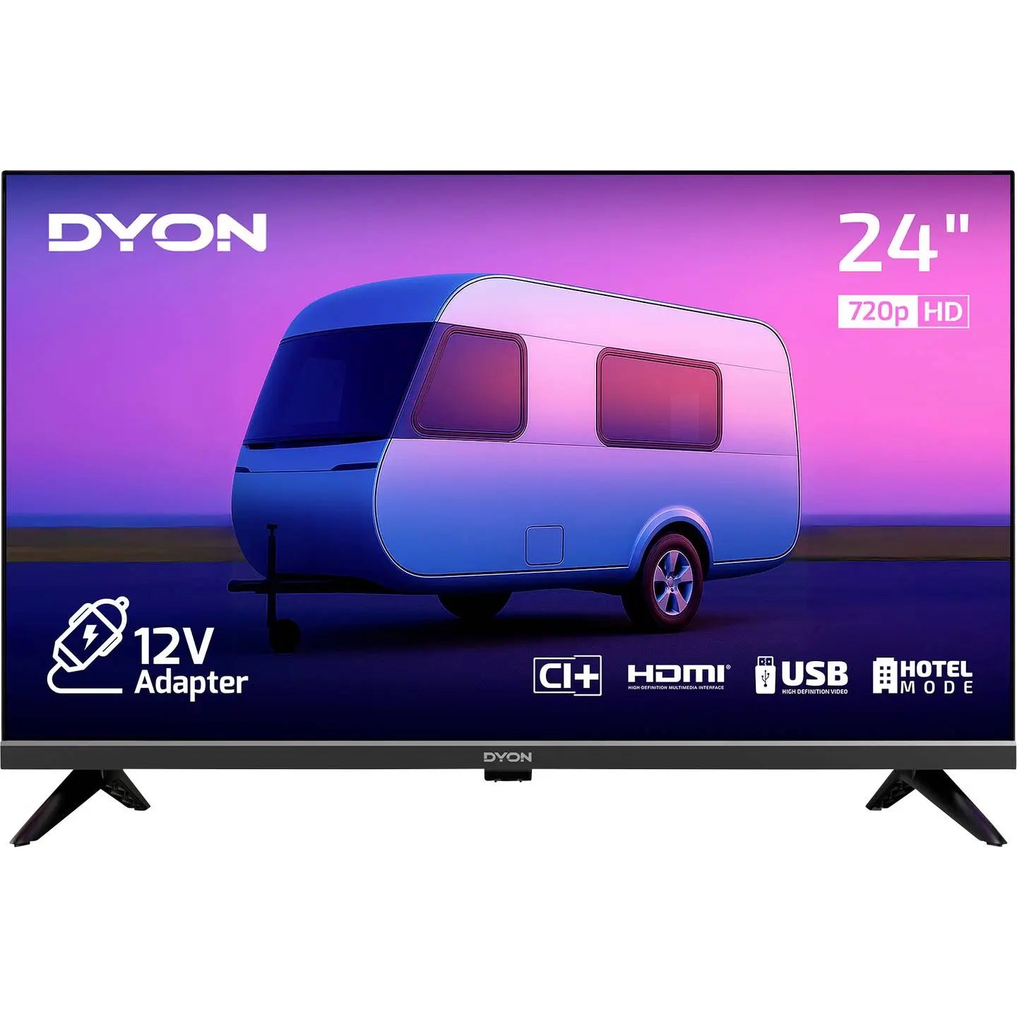B-Ware Dyon Led Tv Fernseher Tv Schwarz Eek E (A   G)  - 4260552544520