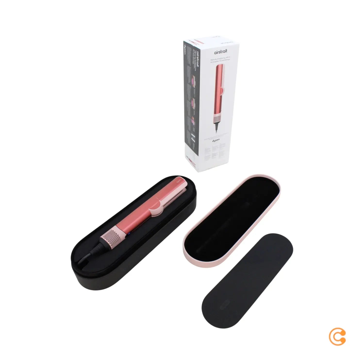 B-Ware Dyson Glätteisen Haarglätter Luftstromtechnologie Airstrait Erdbeere Geschenkbox - 5025155103678