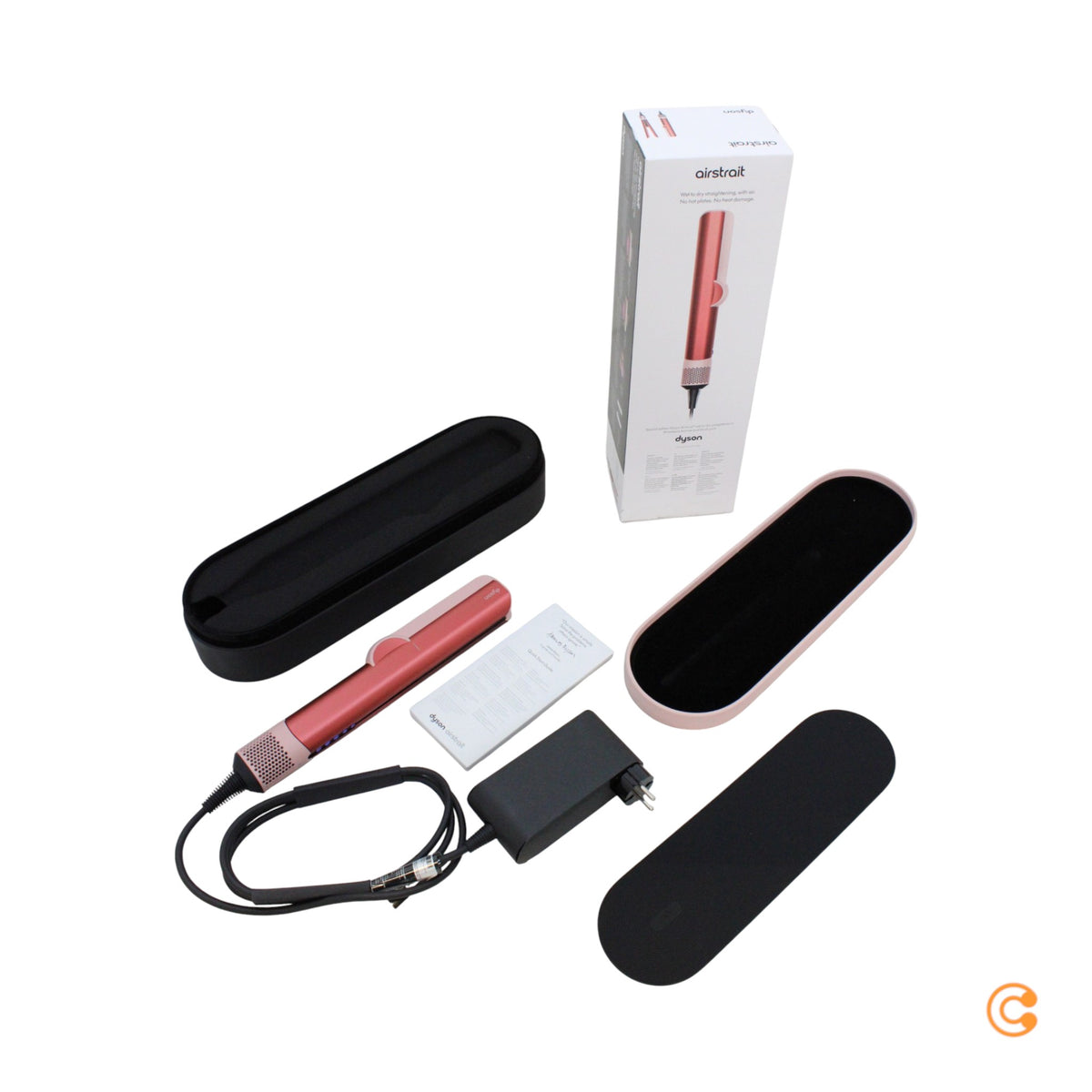 Dyson Glätteisen Haarglätter Luftstromtechnologie Airstrait Erdbeere Geschenkbox - 5025155103678
