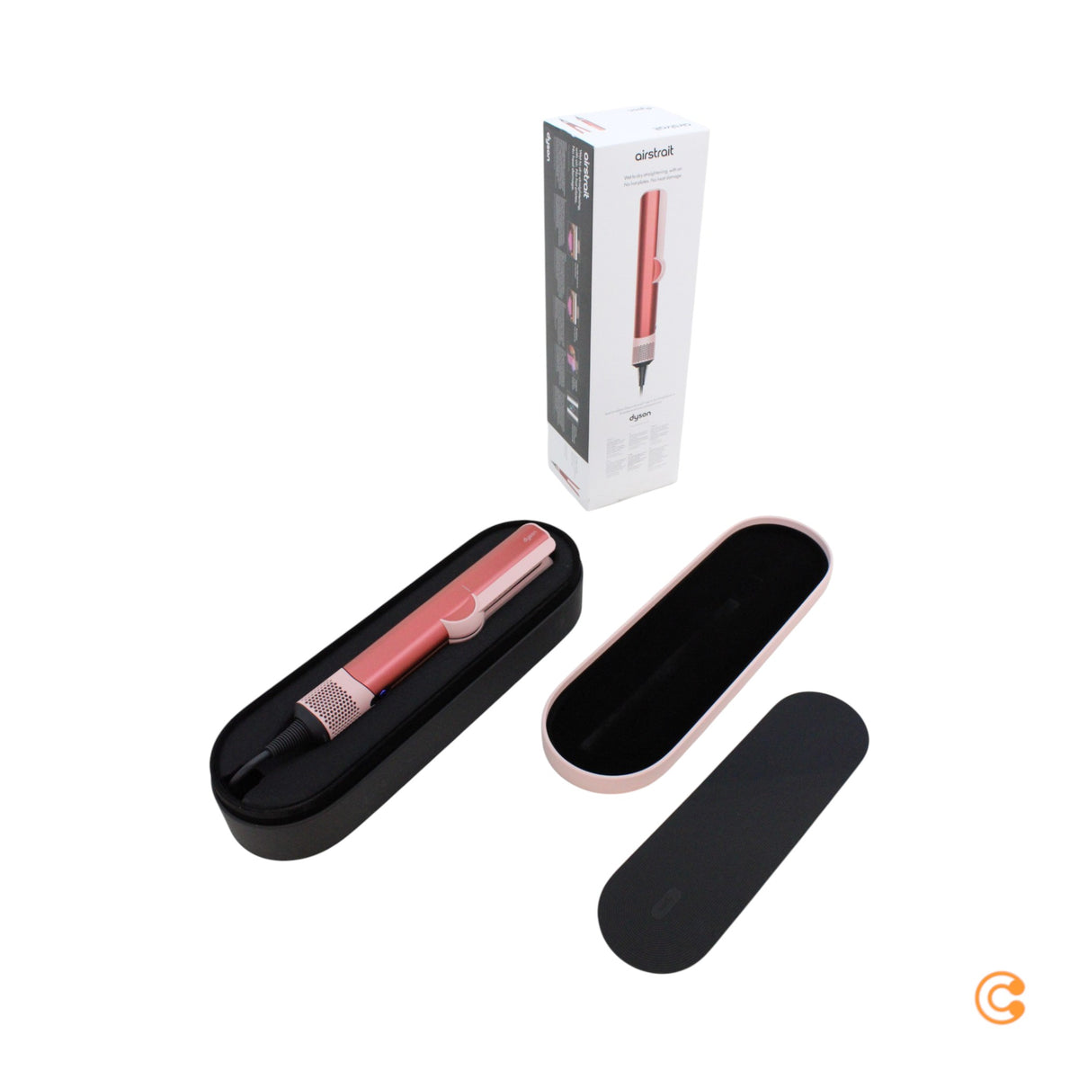 Dyson Glätteisen Haarglätter Luftstromtechnologie Airstrait Erdbeere Geschenkbox - 5025155103678