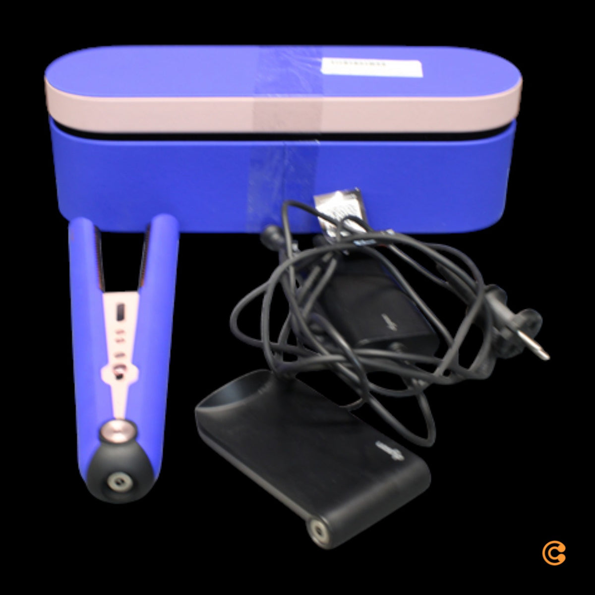 Dyson Corrale Haarglätter Glätteisen Blau Geschenkedition kabellos Akku Display - 5025155087336