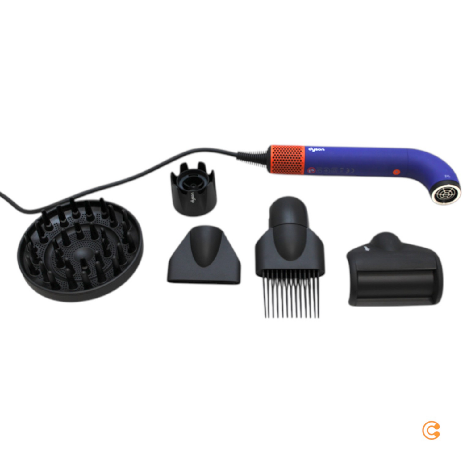 Sèche-cheveux Dyson HD18 Supersonic R Pro, bleu violet, 1600 W, produit de seconde main