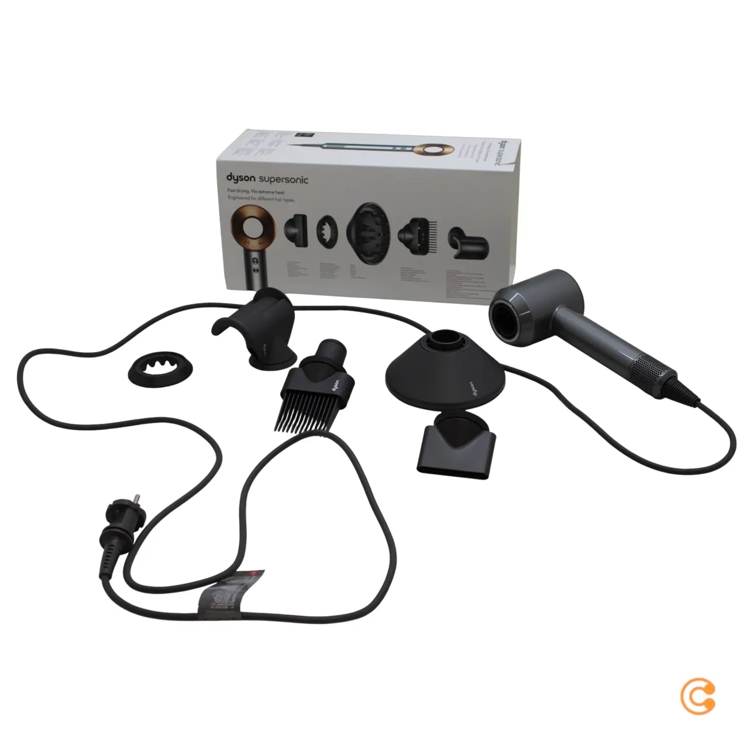 B-Ware Dyson Haartrockner Föhn Supersonic Hd07 Nickel Stylingdüse Diffusor Aufsatz - 5025155063644