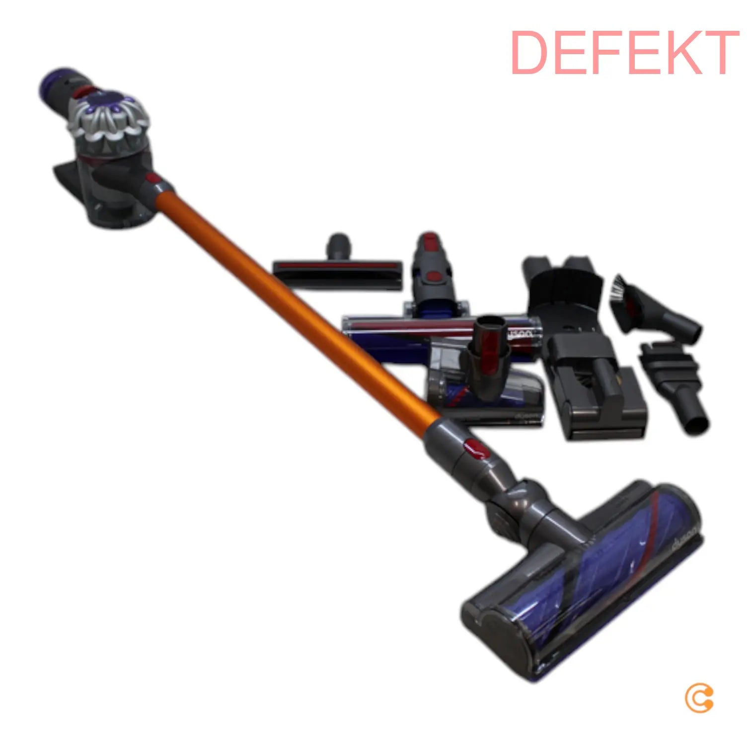 D-Ware Dyson V8 Absolute Stielstaubsauger Zyklon Akku Silber Gelb Defektware - 5025155090152