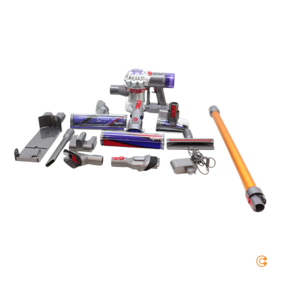 Dyson V8 Absolute Stielstaubsauger Zyklon Akku Silber Gelb 40 Min Defektware D-Ware - 5025155090152