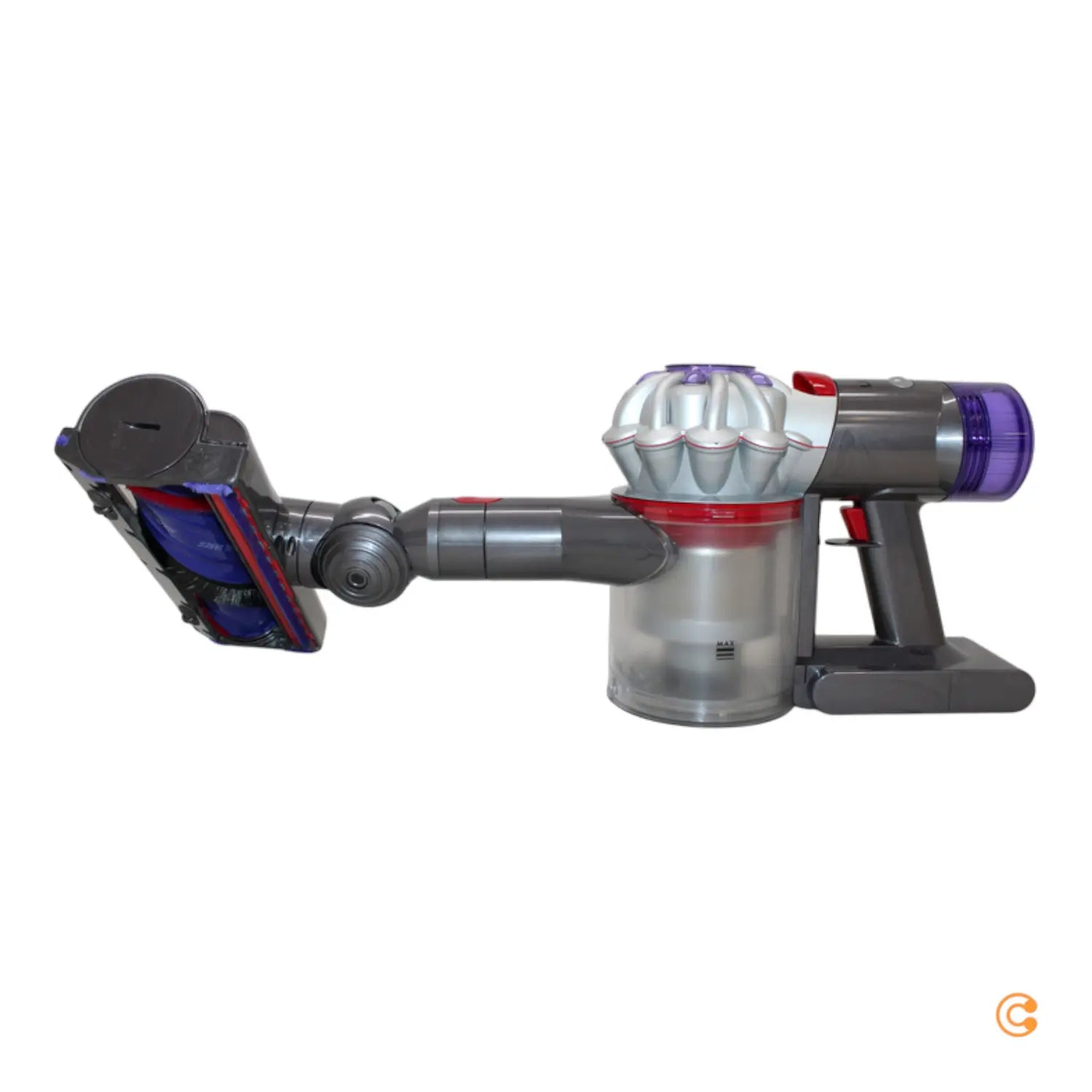 B-Ware Dyson V8 Absolute Staubsauger Handgerät Teppich Harter Boden Nickel Silber 0.54 L