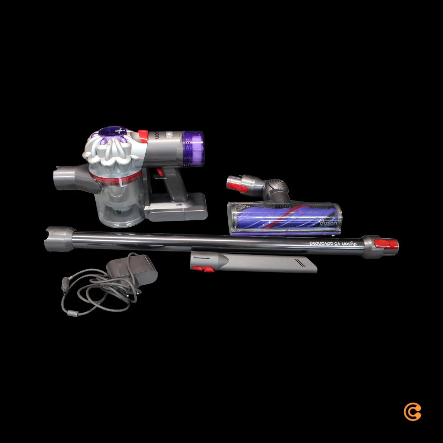 Dyson Akku Staubsauger Zyklon V8 Advanced Silber Nickel Motorbar Elektrobürste B-Ware - 5025155106365